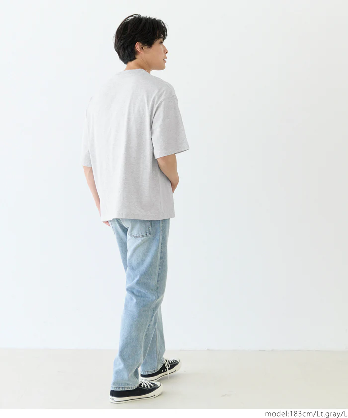 ワンポイント刺繍Tシャツ メンズ メール便不可 - Image 4