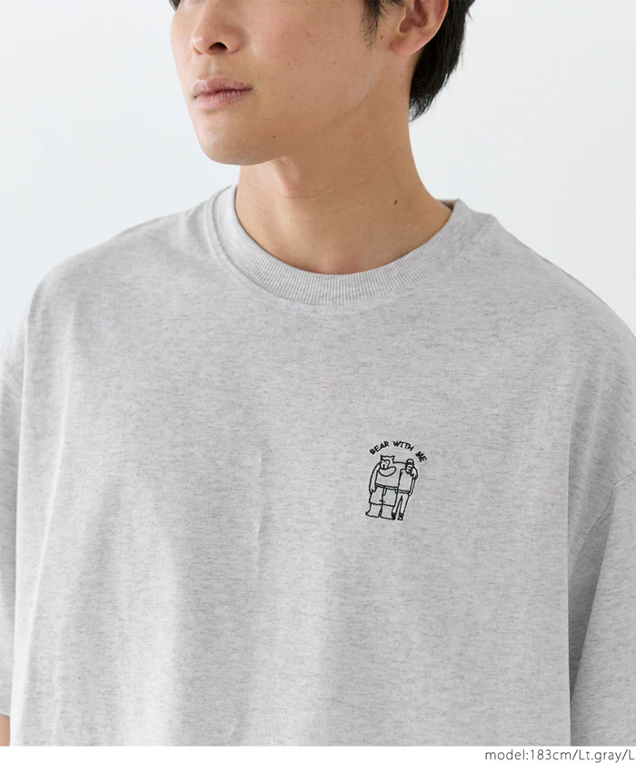 ワンポイント刺繍Tシャツ メンズ メール便不可 - Image 6