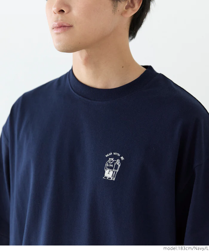 ワンポイント刺繍Tシャツ メンズ メール便不可 - Image 11