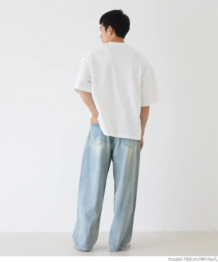 ワンポイント刺繍Tシャツ メンズ メール便不可 - Image 6