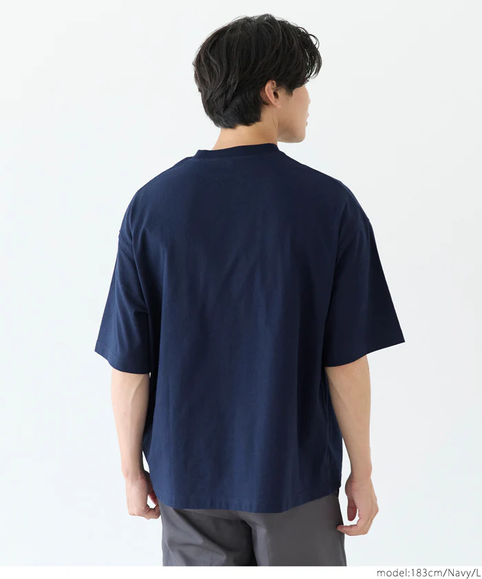 ワンポイント刺繍Tシャツ メンズ メール便不可 - Image 9