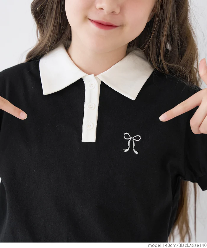 パフスリーブポロTシャツ キッズ メール便不可 - Image 13