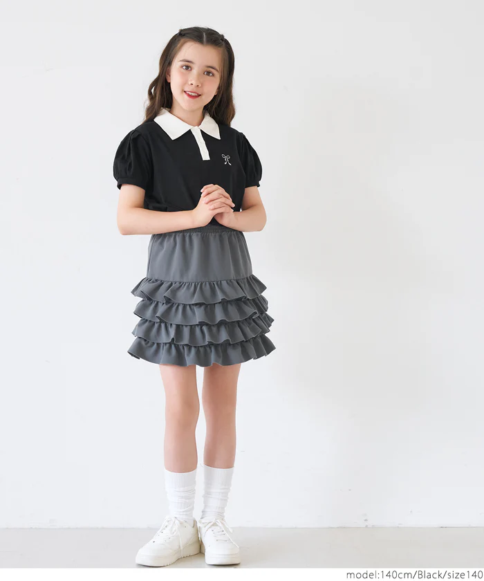 パフスリーブポロTシャツ キッズ メール便不可 - Image 8
