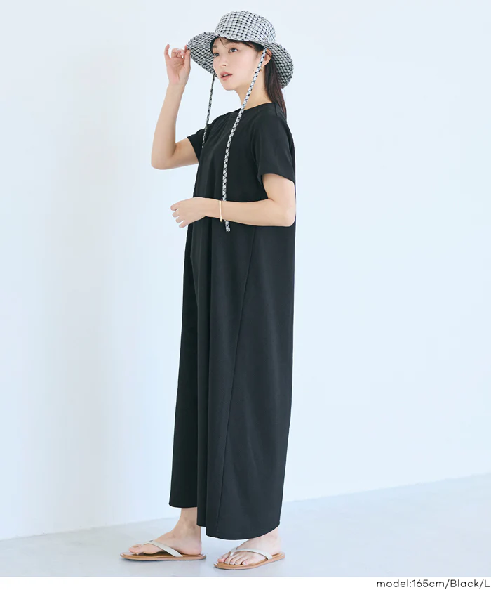 【WEB先行販売・5/6まで10％OFF】【予約5/20頃発送】ライトエンボスマキシワンピース レディース メール便不可【田中里奈様着用】 - Image 10