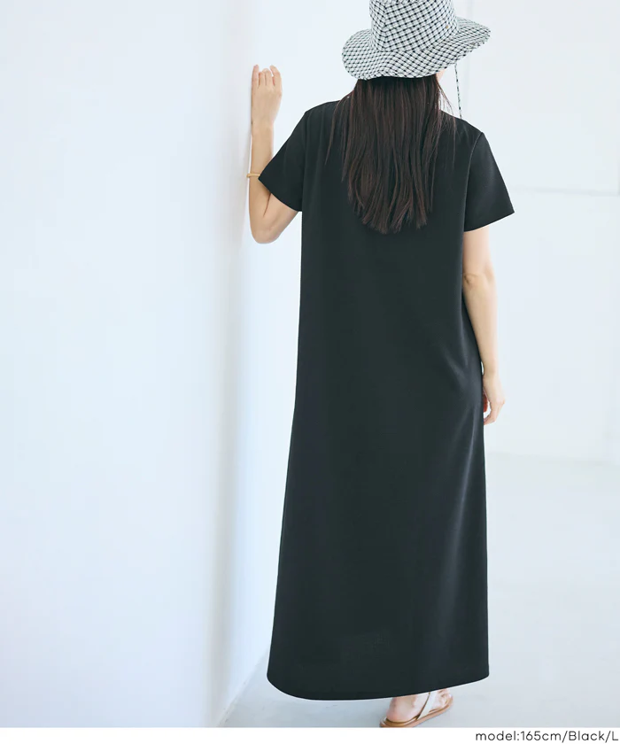【WEB先行販売・5/6まで10％OFF】【予約5/20頃発送】ライトエンボスマキシワンピース レディース メール便不可【田中里奈様着用】 - Image 12