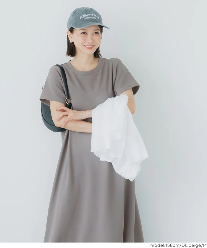 【WEB先行販売・5/6まで10％OFF】【予約5/20頃発送】ライトエンボスマキシワンピース レディース メール便不可【田中里奈様着用】 - Image 6