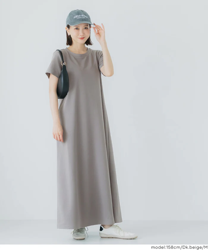 【WEB先行販売・5/6まで10％OFF】【予約5/20頃発送】ライトエンボスマキシワンピース レディース メール便不可【田中里奈様着用】 - Image 8