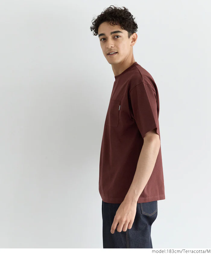 セール★1490円→990円 ヘビーウエイト天竺ピスポケットTシャツ メンズ メール便不可 - Image 10