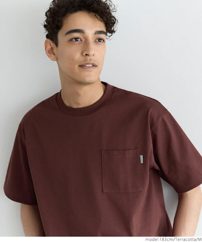 セール★1490円→990円 ヘビーウエイト天竺ピスポケットTシャツ メンズ メール便不可 - Image 12