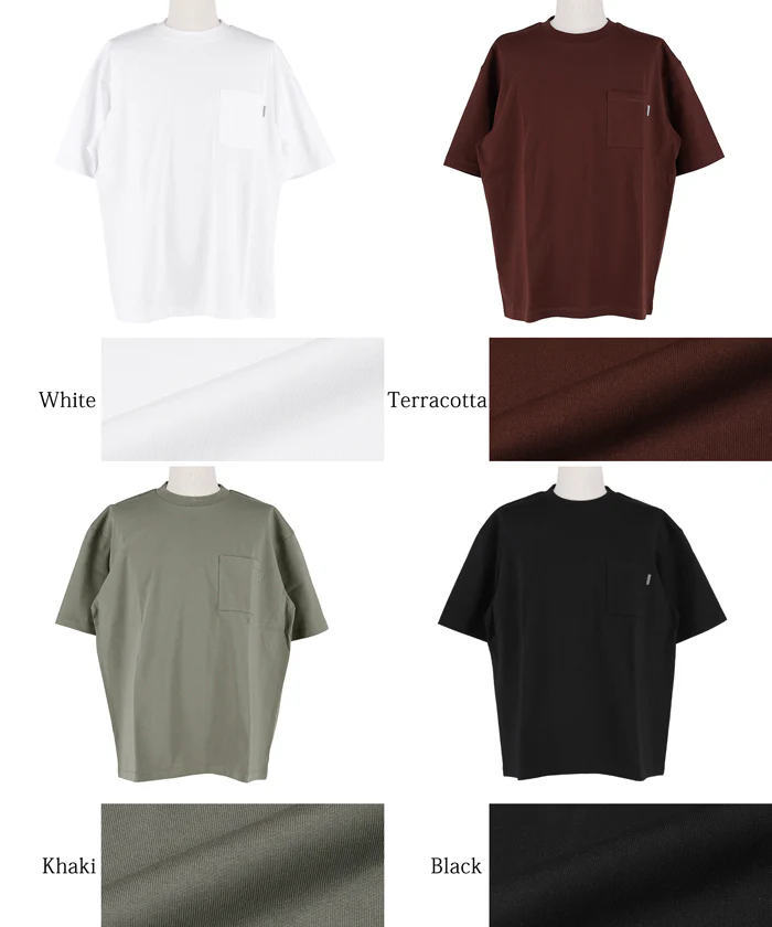 セール★1490円→990円 ヘビーウエイト天竺ピスポケットTシャツ メンズ メール便不可 - Image 19