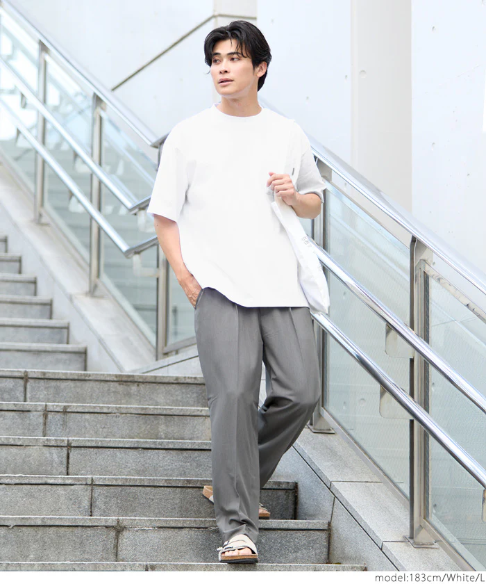 セール★1490円→990円 ヘビーウエイト天竺ピスポケットTシャツ メンズ メール便不可 - Image 2