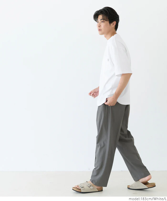 セール★1490円→990円 ヘビーウエイト天竺ピスポケットTシャツ メンズ メール便不可 - Image 3