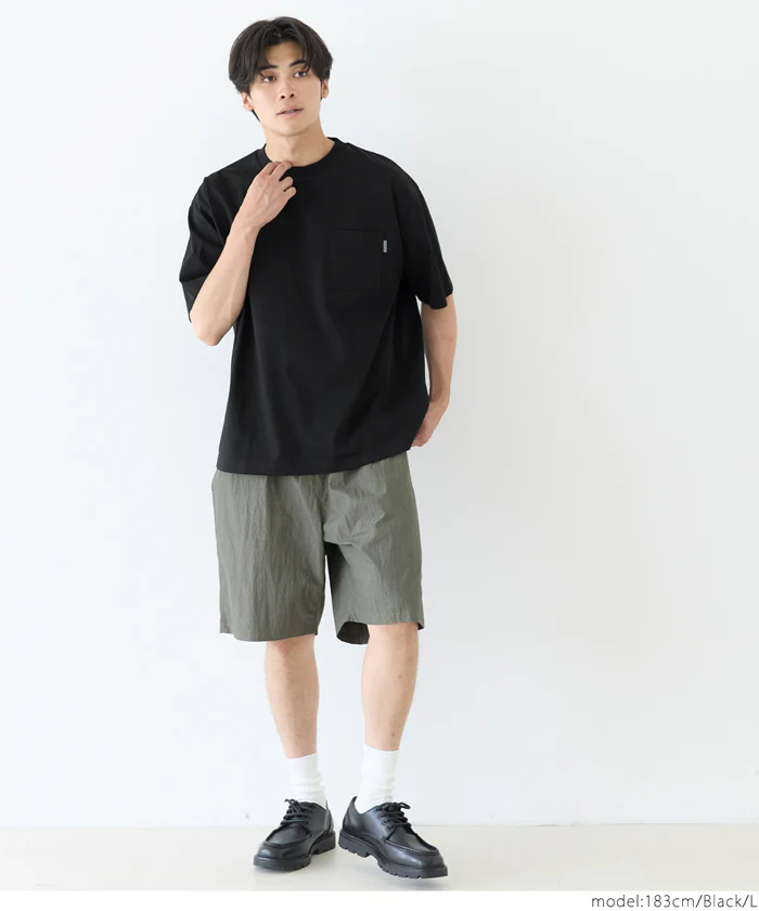 セール★1490円→990円 ヘビーウエイト天竺ピスポケットTシャツ メンズ メール便不可 - Image 7