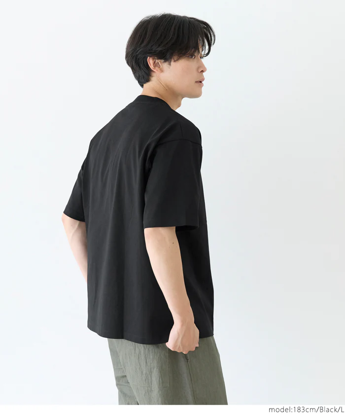 セール★1490円→990円 ヘビーウエイト天竺ピスポケットTシャツ メンズ メール便不可 - Image 8