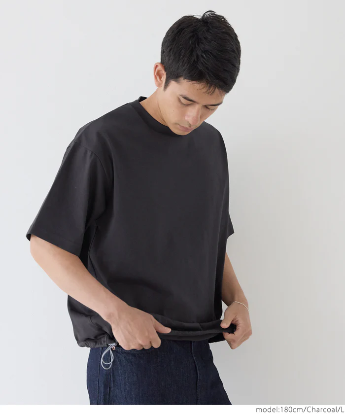 セール★1690円→990円 ヘビーウエイト天竺ドロストTシャツ メンズ メール便不可 - Image 10