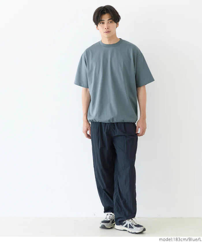 セール★1690円→990円 ヘビーウエイト天竺ドロストTシャツ メンズ メール便不可 - Image 2