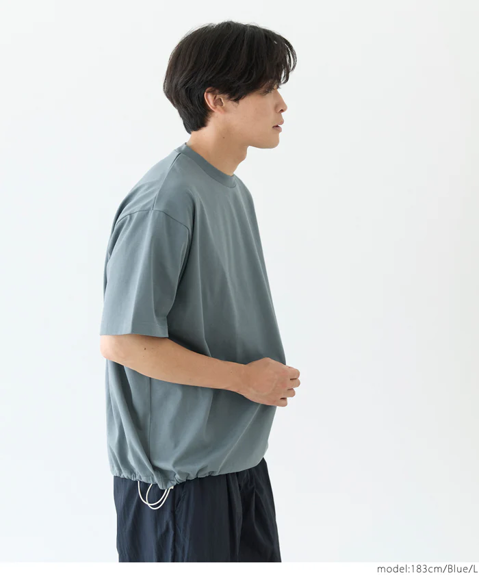 セール★1690円→990円 ヘビーウエイト天竺ドロストTシャツ メンズ メール便不可 - Image 3