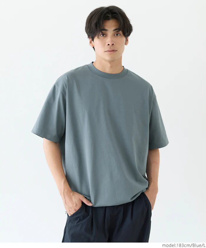 セール★1690円→990円 ヘビーウエイト天竺ドロストTシャツ メンズ メール便不可 - Image 5