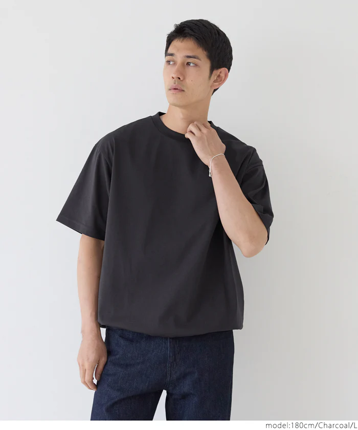 セール★1690円→990円 ヘビーウエイト天竺ドロストTシャツ メンズ メール便不可 - Image 7
