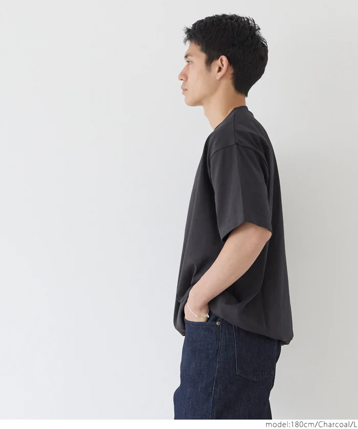セール★1690円→990円 ヘビーウエイト天竺ドロストTシャツ メンズ メール便不可 - Image 8