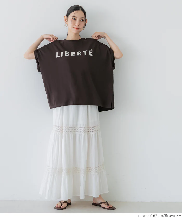 WEB限定セール ★1290円→390円ロールアップスリーブロゴTシャツ レディース メール便不可 - Image 11