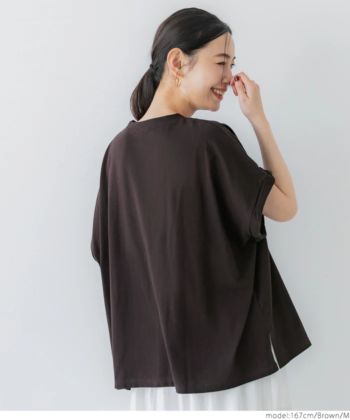 WEB限定セール ★1290円→390円ロールアップスリーブロゴTシャツ レディース メール便不可 - Image 12