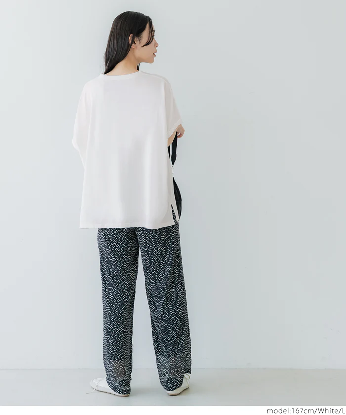 WEB限定セール ★1290円→390円ロールアップスリーブロゴTシャツ レディース メール便不可 - Image 4