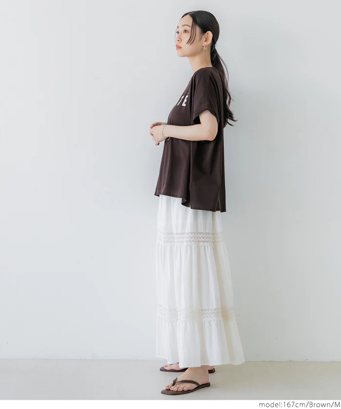 WEB限定セール ★1290円→390円ロールアップスリーブロゴTシャツ レディース メール便不可 - Image 9