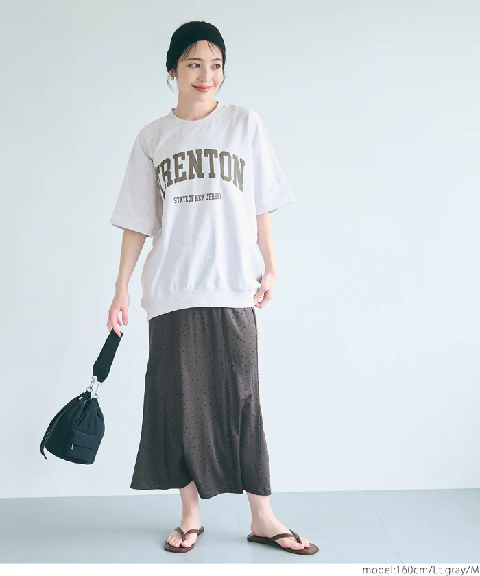 スウェットライク半袖Ｔシャツ レディース メール便不可 - Image 3