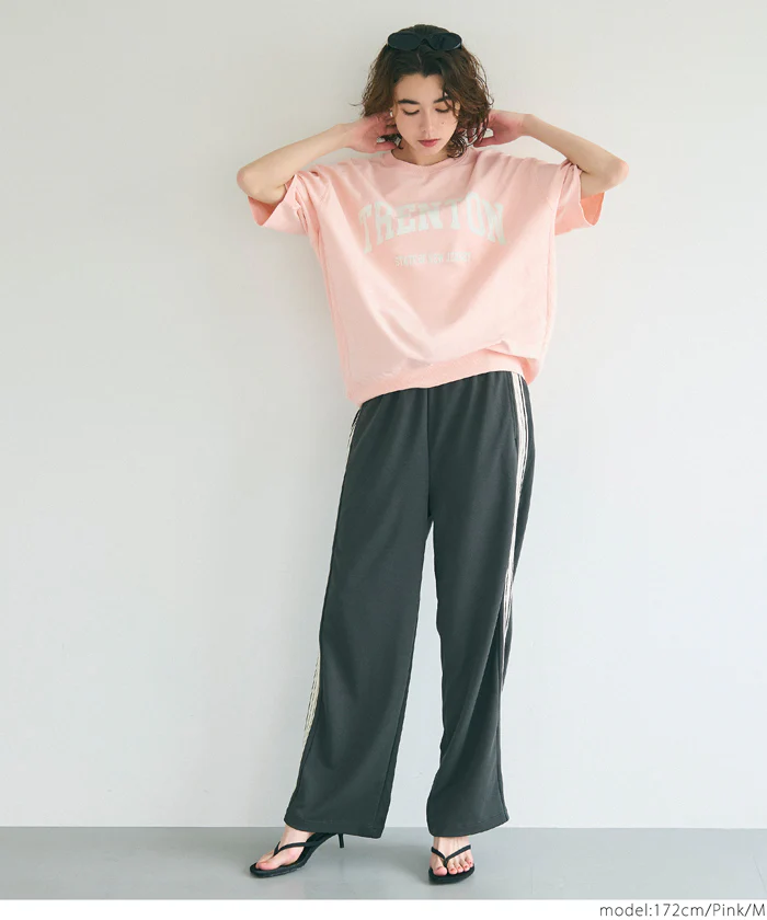 スウェットライク半袖Ｔシャツ レディース メール便不可 - Image 7