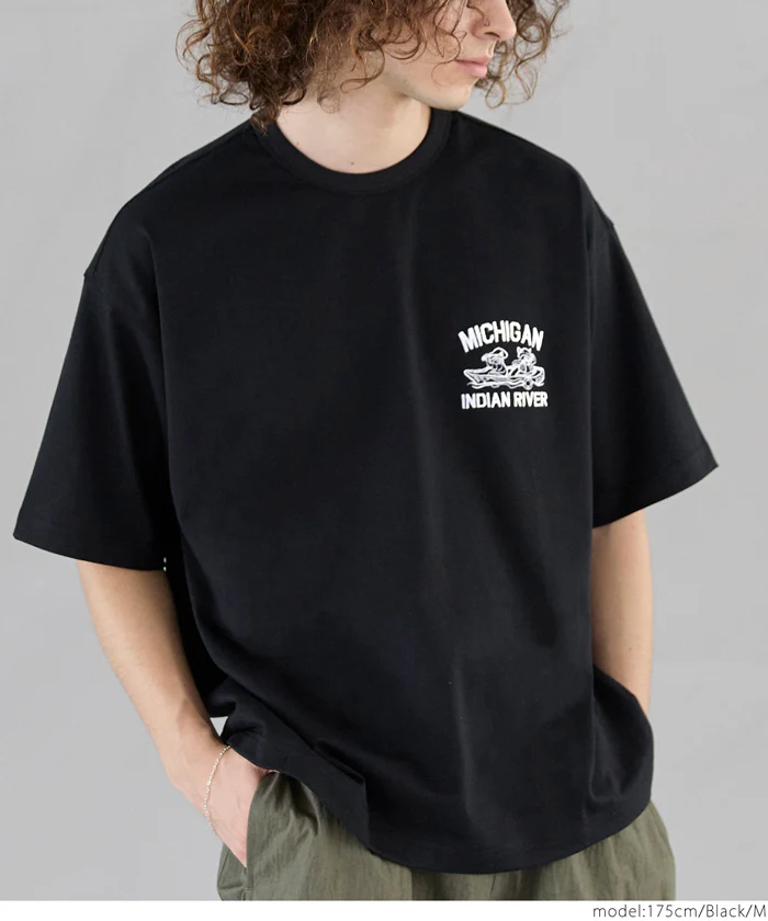 イラスト刺繍Tシャツ メンズ レディース メール便不可 - Image 17