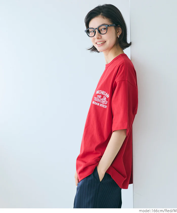 イラスト刺繍Tシャツ メンズ レディース メール便不可 - Image 3