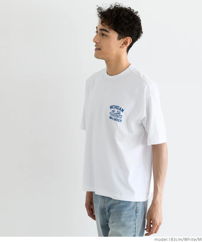 イラスト刺繍Tシャツ メンズ レディース メール便不可 - Image 6