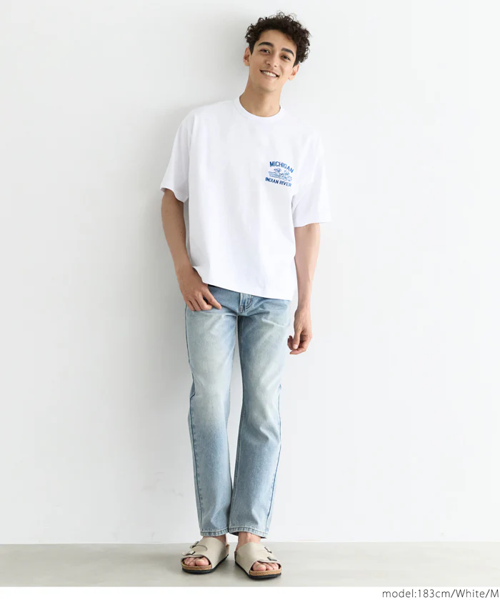 イラスト刺繍Tシャツ メンズ レディース メール便不可 - Image 7