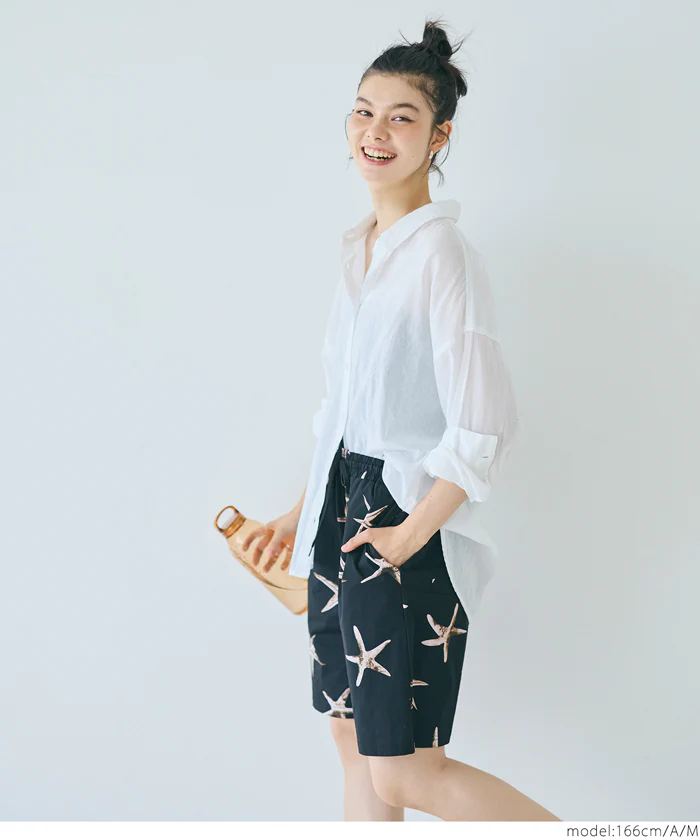 水陸両用ラッシュガードストレッチ柄ショーツ メンズ レディース メール便不可 - Image 11