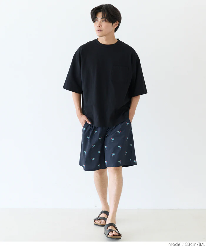 水陸両用ラッシュガードストレッチ柄ショーツ メンズ レディース メール便不可 - Image 4
