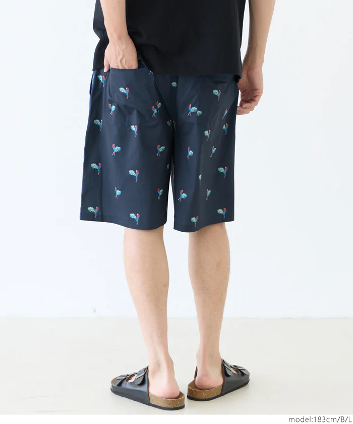 水陸両用ラッシュガードストレッチ柄ショーツ メンズ レディース メール便不可 - Image 5