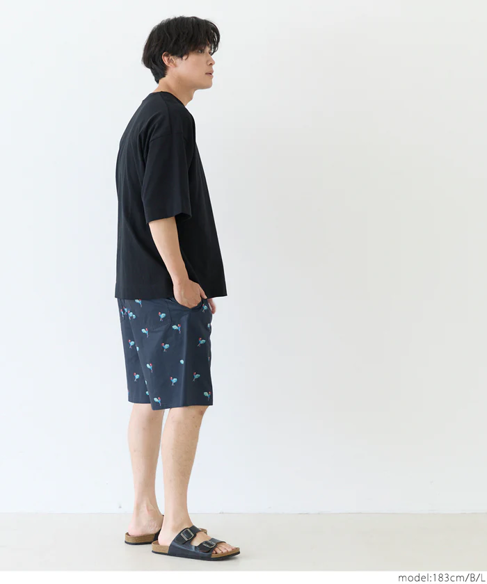 水陸両用ラッシュガードストレッチ柄ショーツ メンズ レディース メール便不可 - Image 6