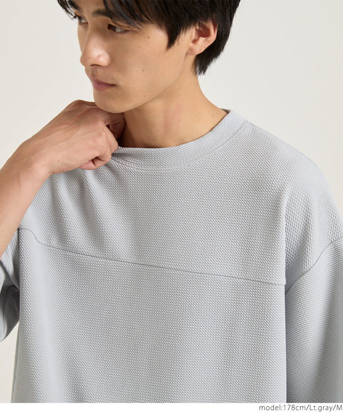 セール★1490円→990円エンボスフットボールTシャツ メンズ メール便不可 - Image 4