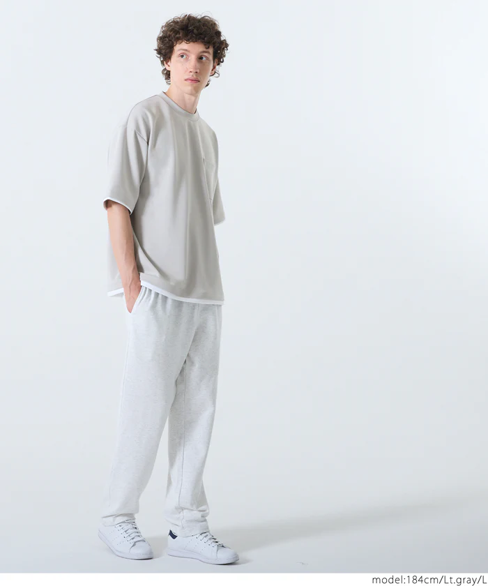 ソフトジャージレイヤード風半袖Tシャツ メンズ レディース メール便不可 - Image 16