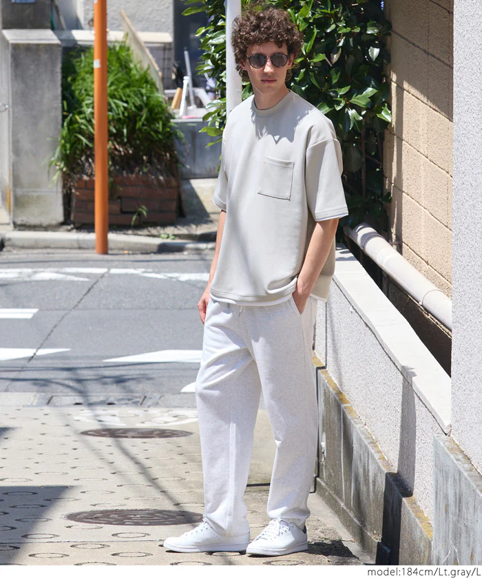 ソフトジャージレイヤード風半袖Tシャツ メンズ レディース メール便不可 - Image 18
