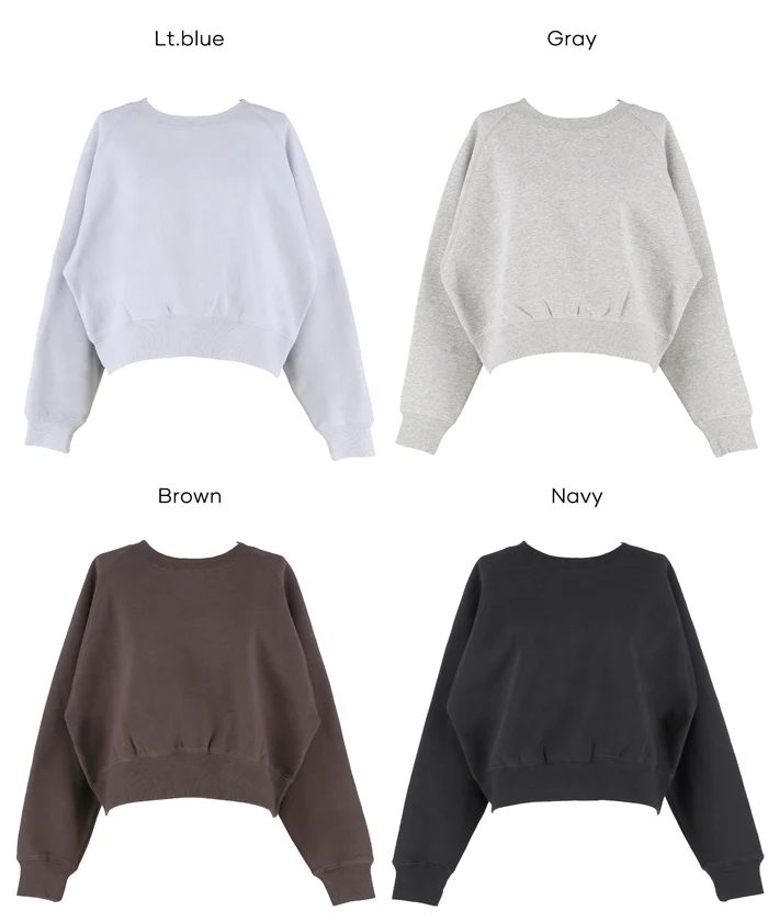 セール★2490円→1990円 ラグランクロップドスウェット レディース メール便不可 - Image 20