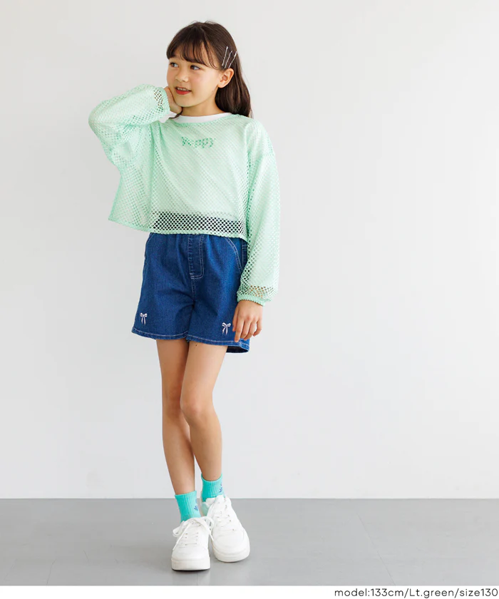 セール★1990円→550円 メッシュプルオーバー＆長袖Tシャツ 2点セット キッズ メール便不可 - Image 11