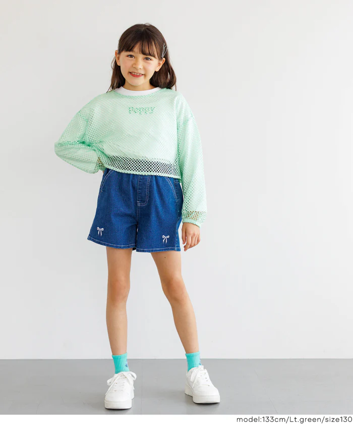 セール★1990円→550円 メッシュプルオーバー＆長袖Tシャツ 2点セット キッズ メール便不可 - Image 8
