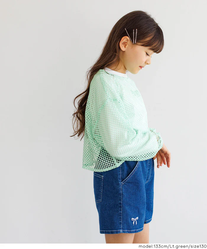 セール★1990円→550円 メッシュプルオーバー＆長袖Tシャツ 2点セット キッズ メール便不可 - Image 9