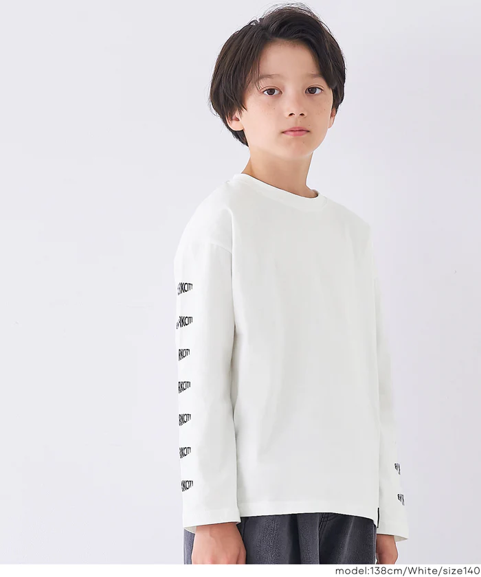 セール★990円→550円 袖プリント長袖Tシャツ キッズ メール便不可 - Image 4