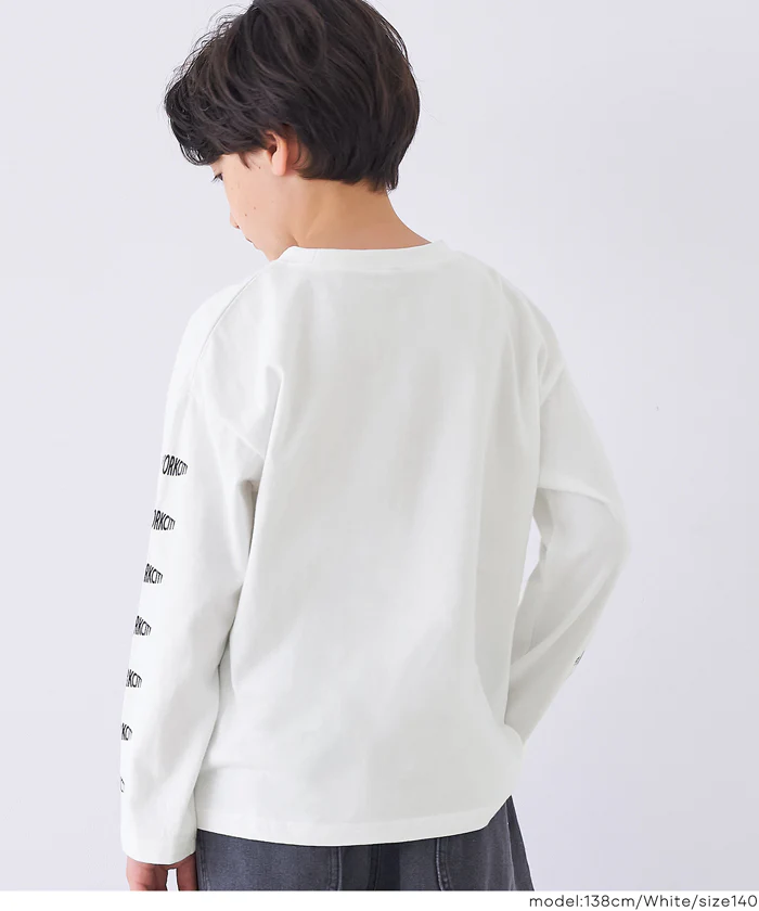 セール★990円→550円 袖プリント長袖Tシャツ キッズ メール便不可 - Image 5