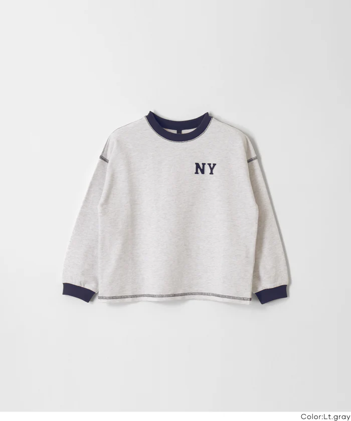 セール★1490円→550円 ミニ裏毛バイカラートップス キッズ メール便不可 - Image 13