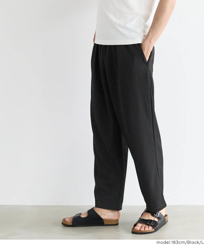 エンボスイージータックワイドパンツ メンズ メール便不可 - Image 10