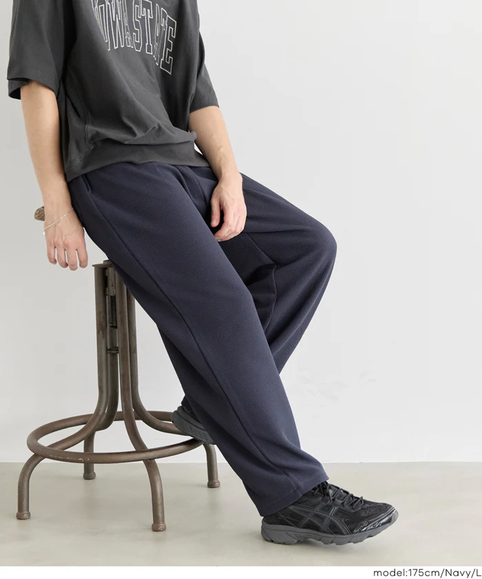 エンボスイージータックワイドパンツ メンズ メール便不可 - Image 7